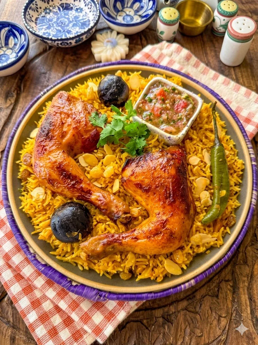 image about سر الكبسه السعودية بالدجاج زي المطاعم واحلي