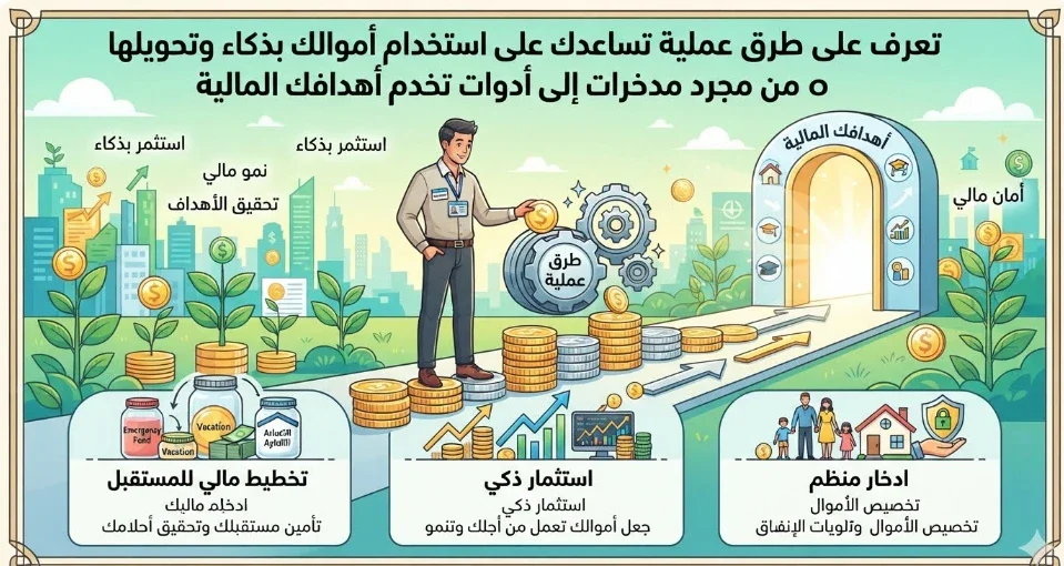 image about كيف تجعل أموالك تعمل بدلًا من تركها دون استخدام؟