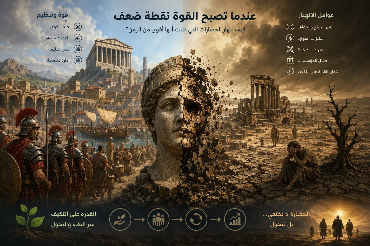 image about لماذا اختفت بعض الحضارات القديمة رغم امتلاكها قوة هائلة؟