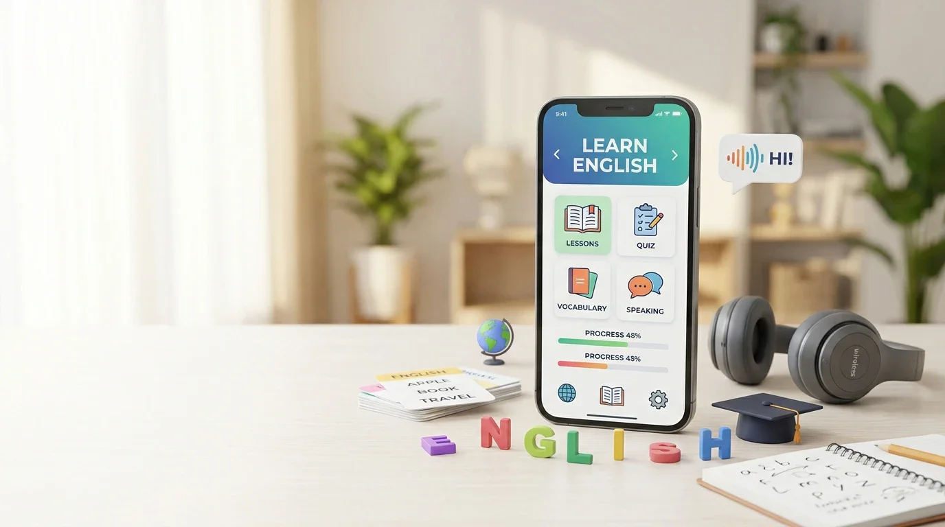 image about افضل تطبيقات مجانية لتعلم الإنجليزية للمبتدئين 2026