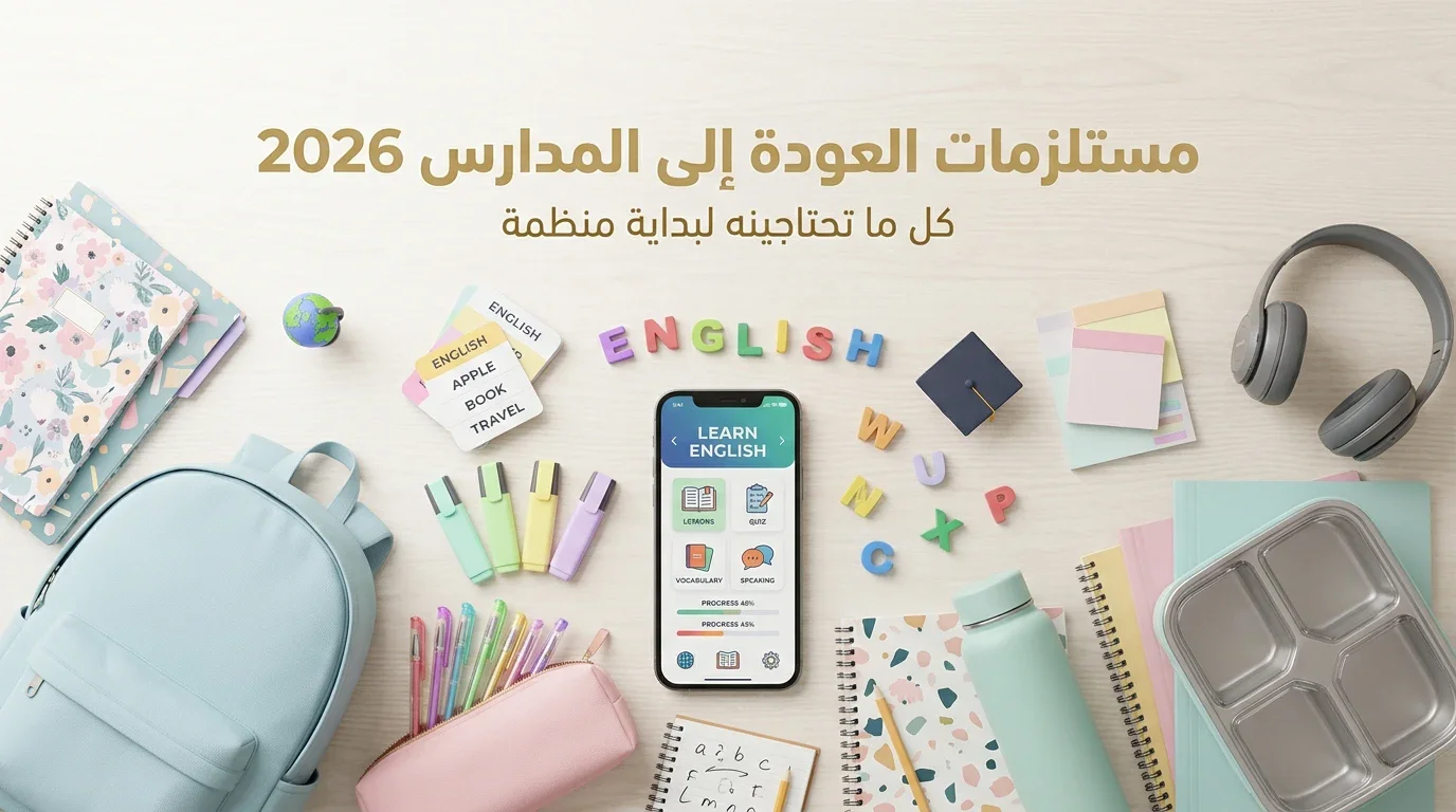 image about أهم مستلزمات العودة إلى المدارس 2026: قائمة كاملة للطلاب والبنات