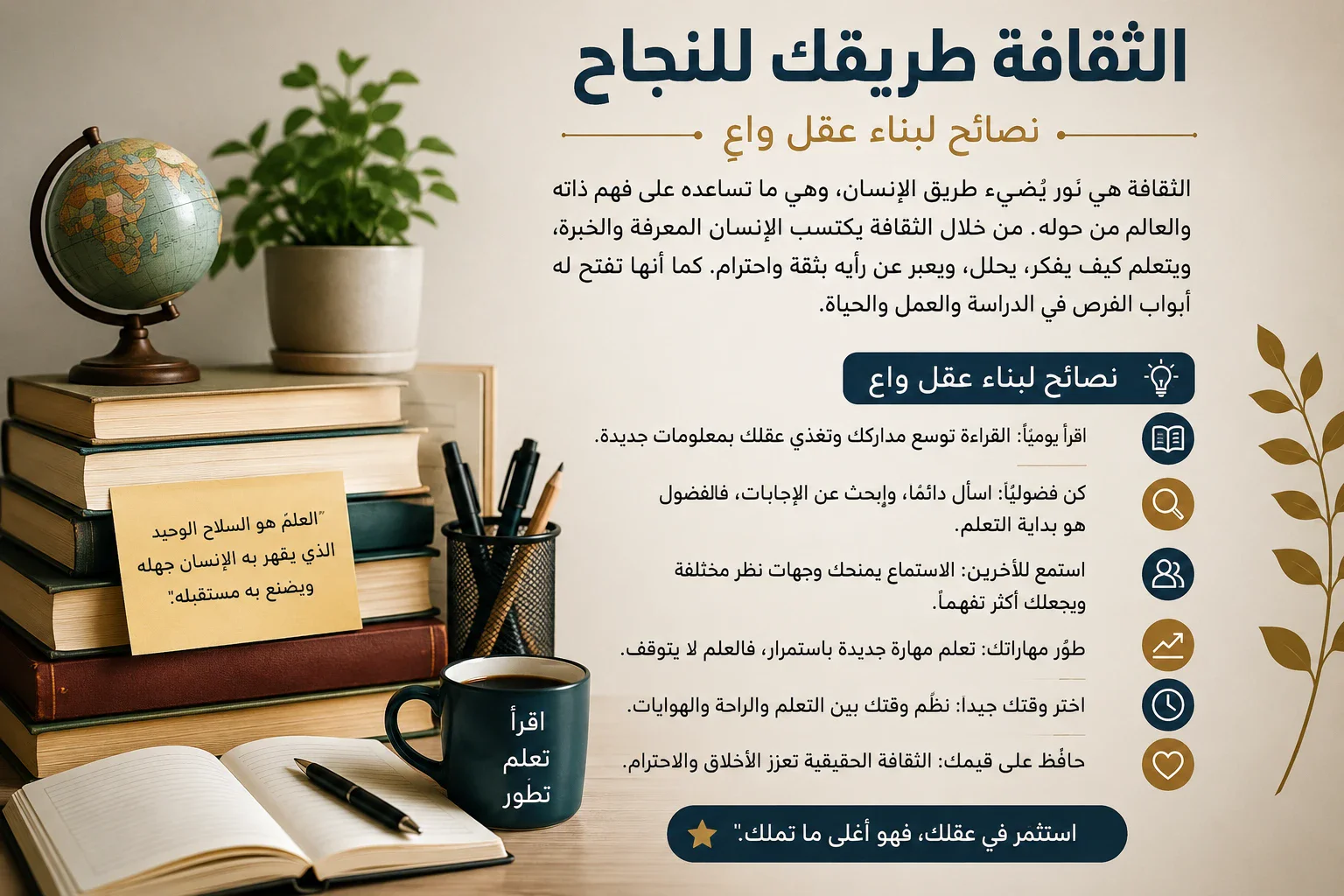 image about الثقافة مفتاح الحياة