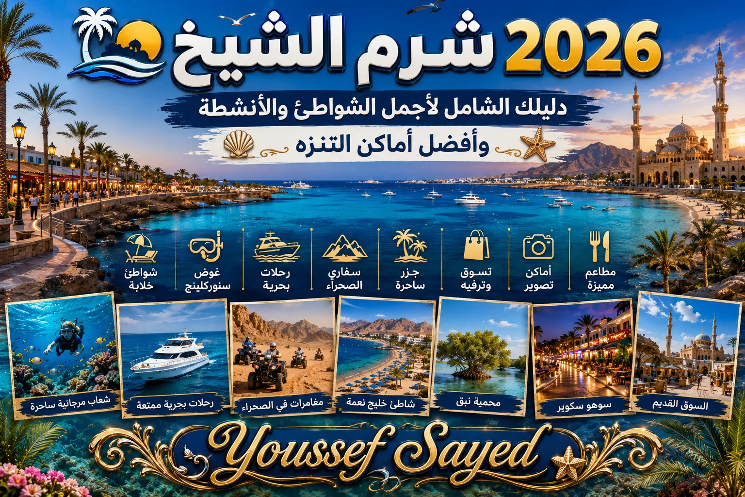 image about 🏝️ شرم الشيخ 2026.. دليلك لأجمل الشواطئ وأفضل الأماكن والأنشطة السياحية