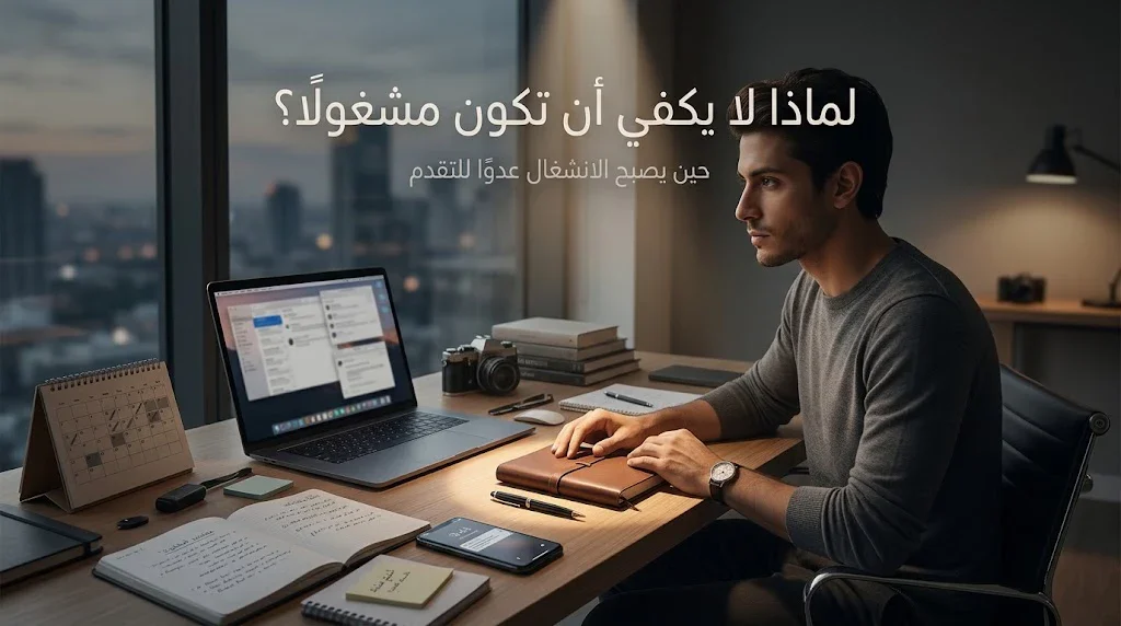 image about لماذا لا يكفي أن تكون مشغولًا؟