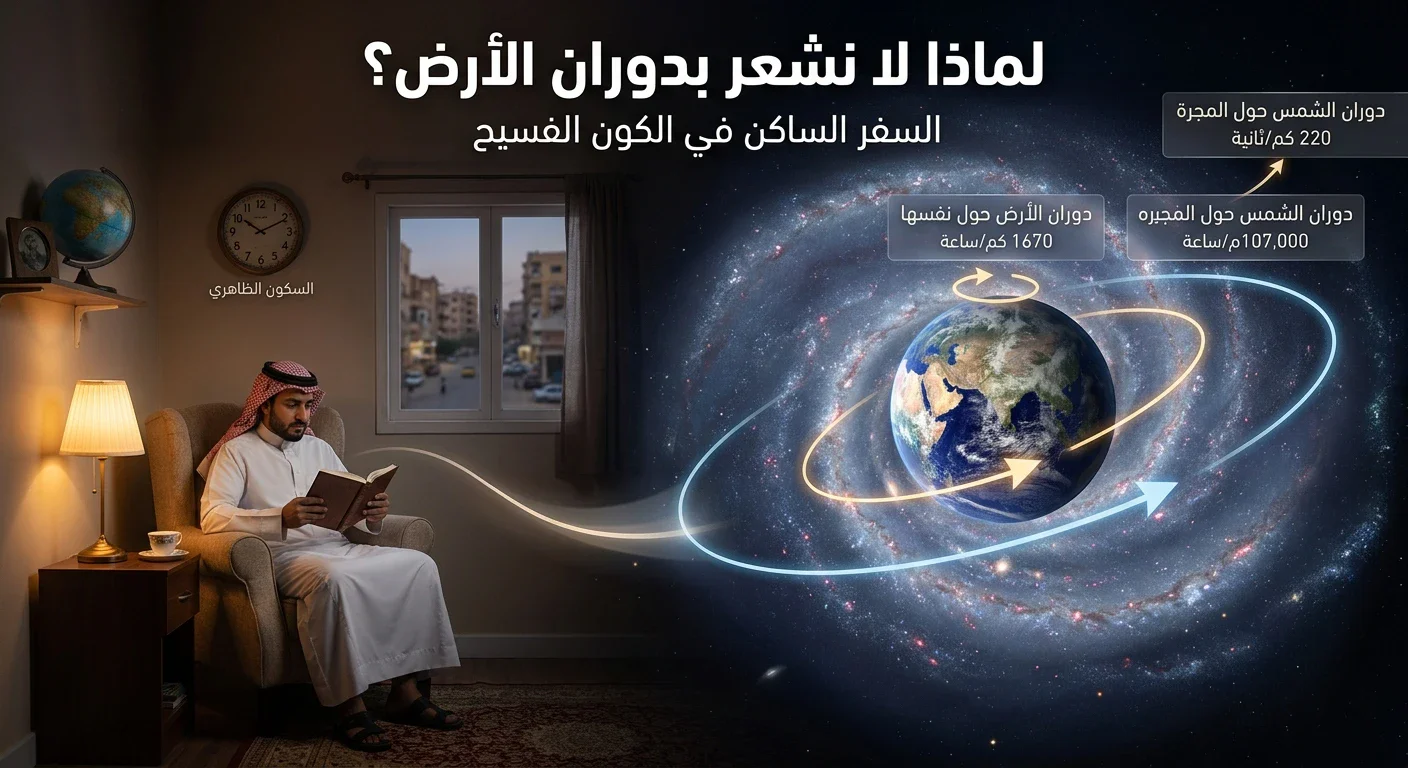 image about لماذا لا نشعر بدوران الأرض رغم أننا نتحرك بسرعة هائلة؟