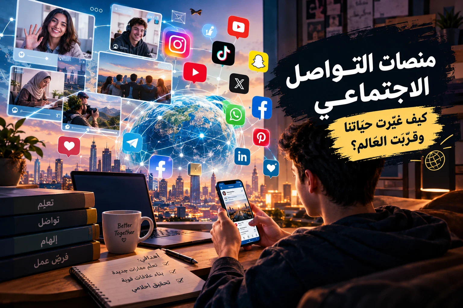 image about منصات التواصل الاجتماعي: كيف غيّرت حياتنا وقرّبت العالم؟