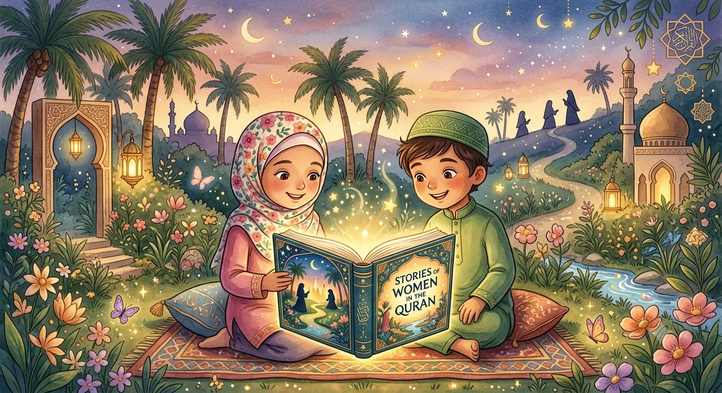 image about قصص نساء عظيمات في القرآن للأطفال: حكايات من الإيمان والشجاعة والصبر