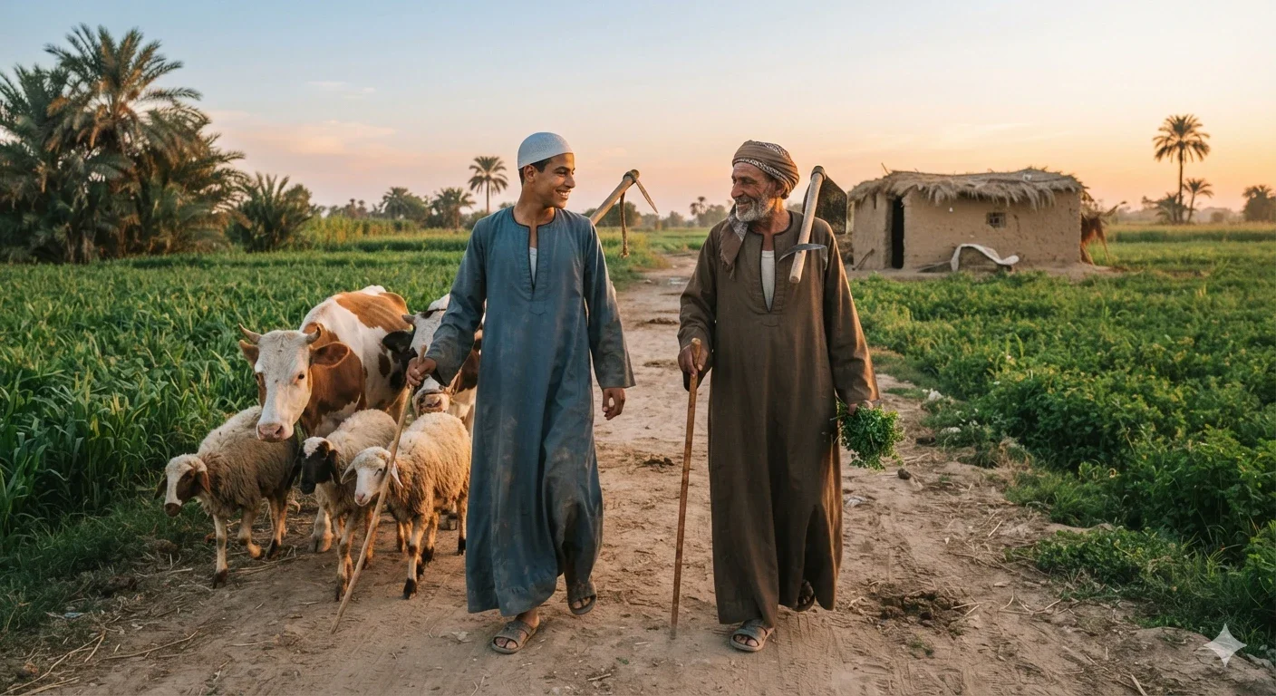 image about بر الوالدين والكفاح لتحقيق أهدافهم في الحياة.