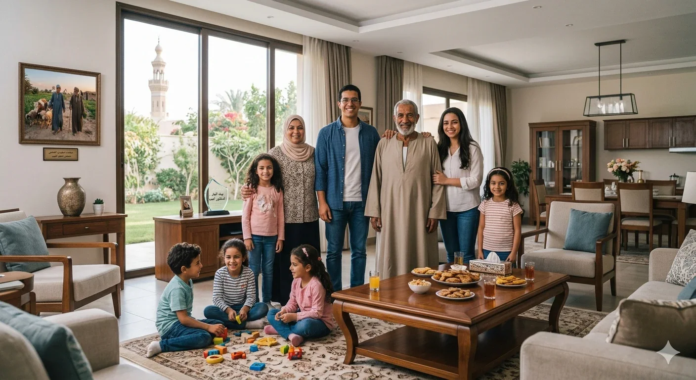 image about بر الوالدين والكفاح لتحقيق أهدافهم في الحياة.