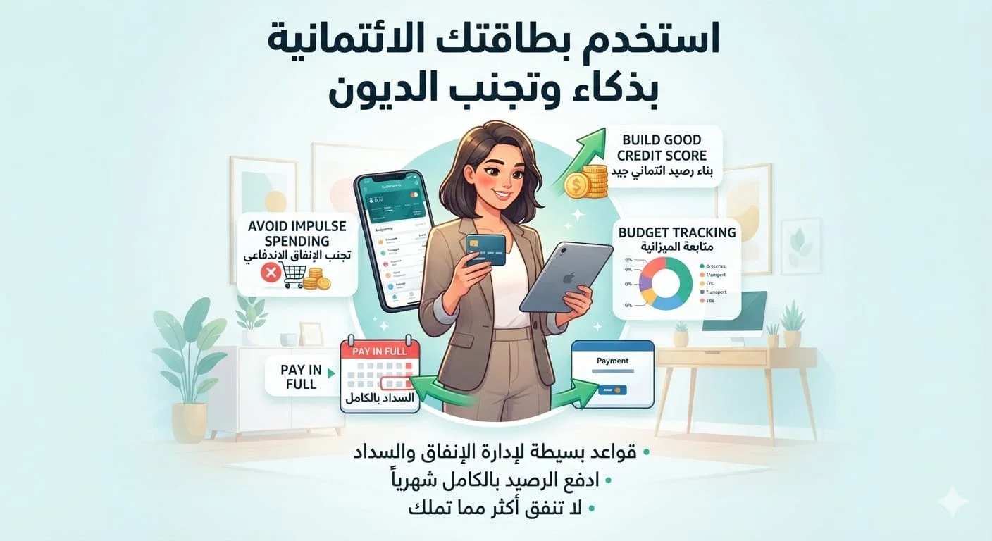 image about كيف تستخدم بطاقات الائتمان دون الوقوع في الديون؟