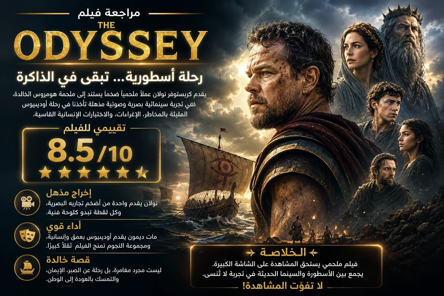 image about فيلم The Odyssey.. هل يستحق الضجة الكبيرة حوله؟