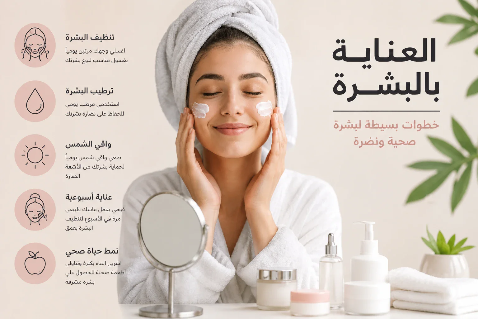 image about ✨ سر البشرة المشرقة: خطوات بسيطة لبشرة صحية ونضرة