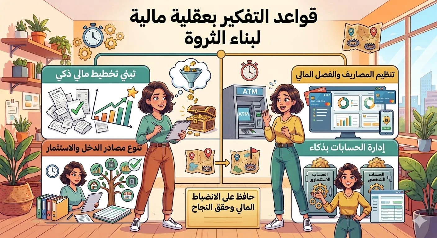 image about كيف تفكر بعقلية مالية تساعدك على بناء الثروة؟