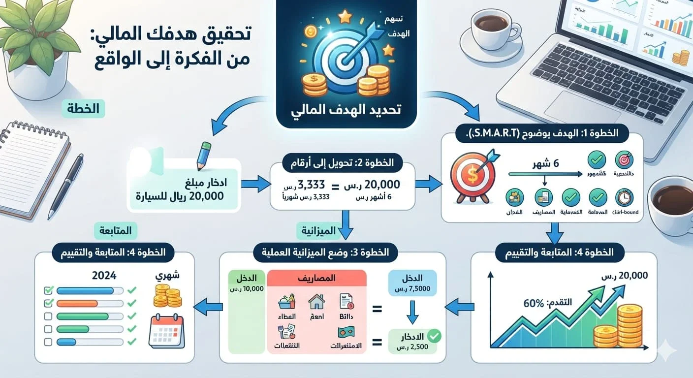 image about كيف تحدد هدفًا ماليًا وتضع خطة للوصول إليه؟