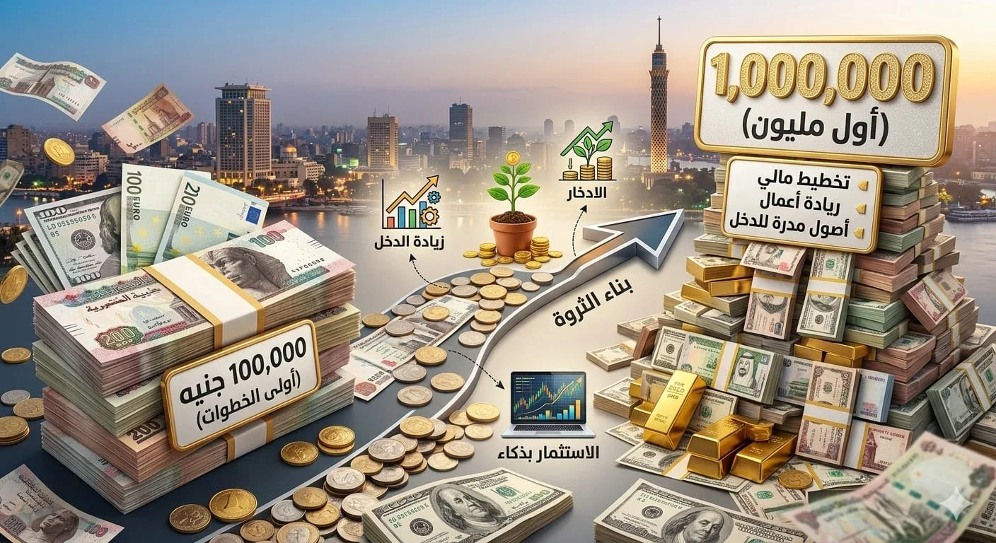 image about من أول 100 ألف إلى أول مليون: كيف تبني ثروتك خطوة بخطوة