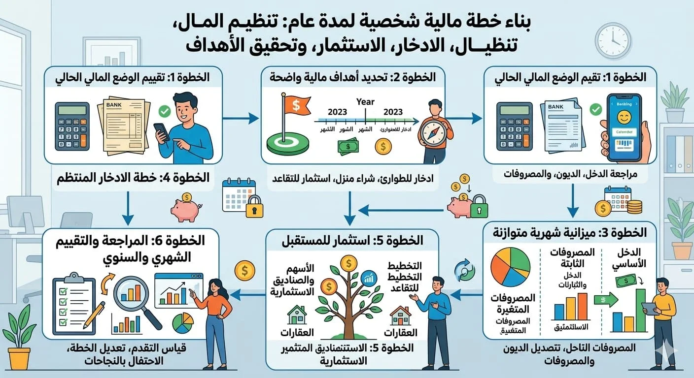 image about كيف تبني خطة مالية شخصية لعام كامل؟ دليل عملي خطوة بخطوة