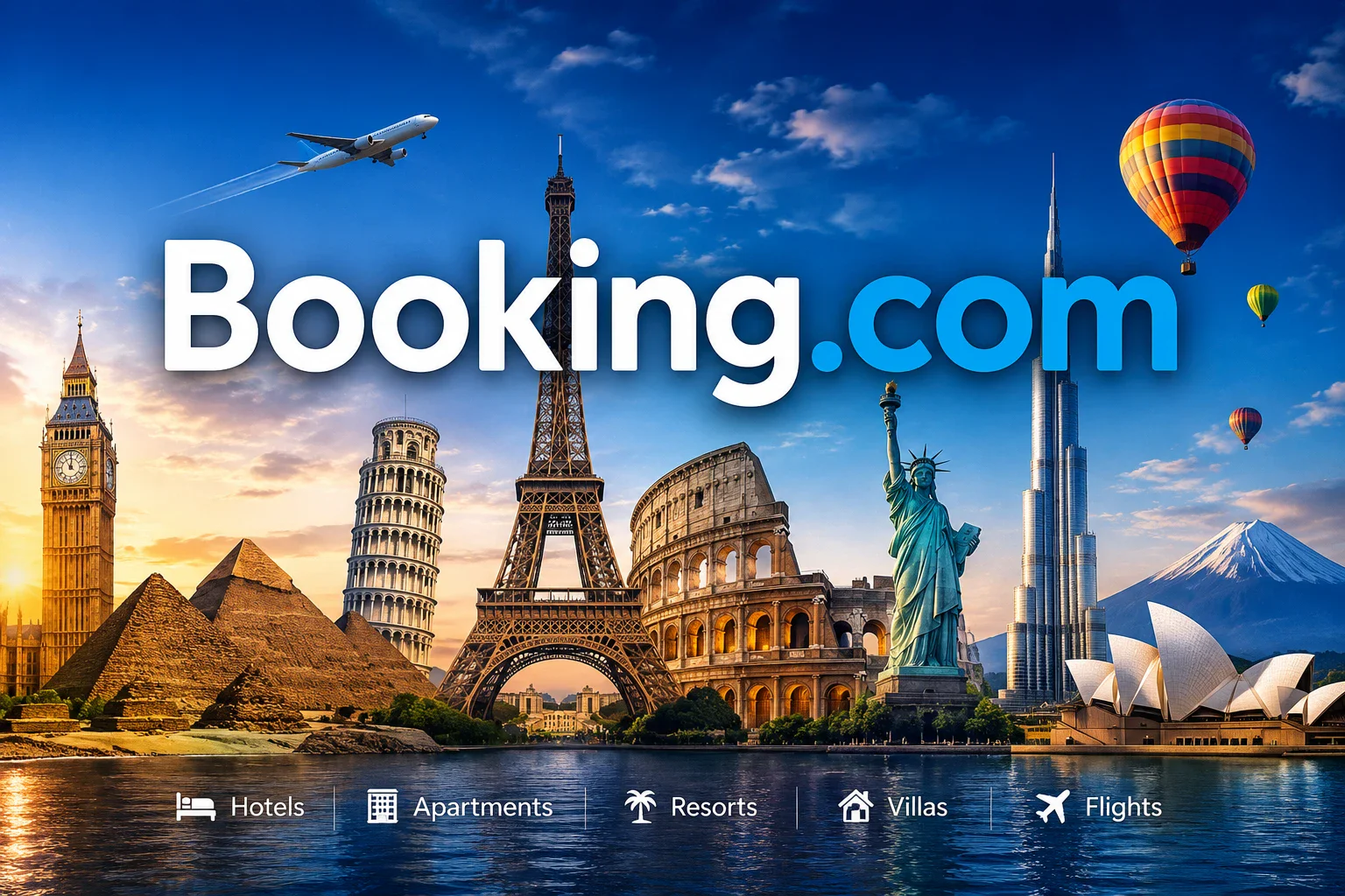 image about Booking.com: دليلك الكامل لحجز الفنادق بأفضل سعر وطريقة استخدام الموقع بأمان.