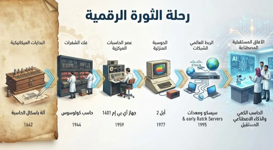 image about رحلة الثورة الرقمية