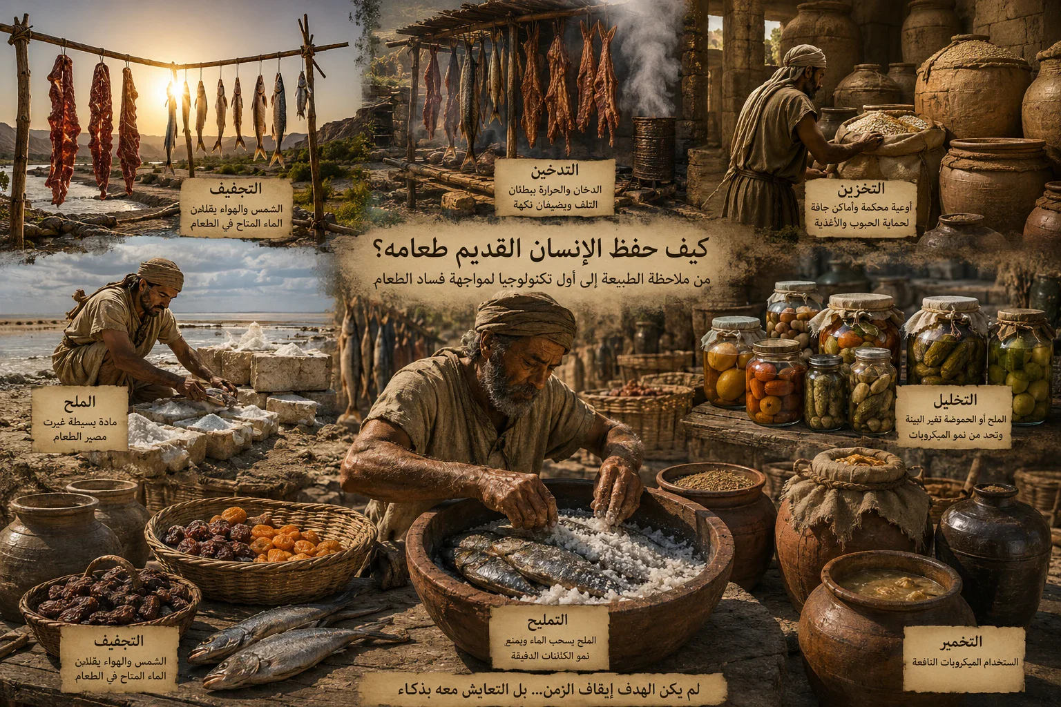 image about كيف كان الإنسان القديم يحفظ الطعام قبل وجود الثلاجات؟