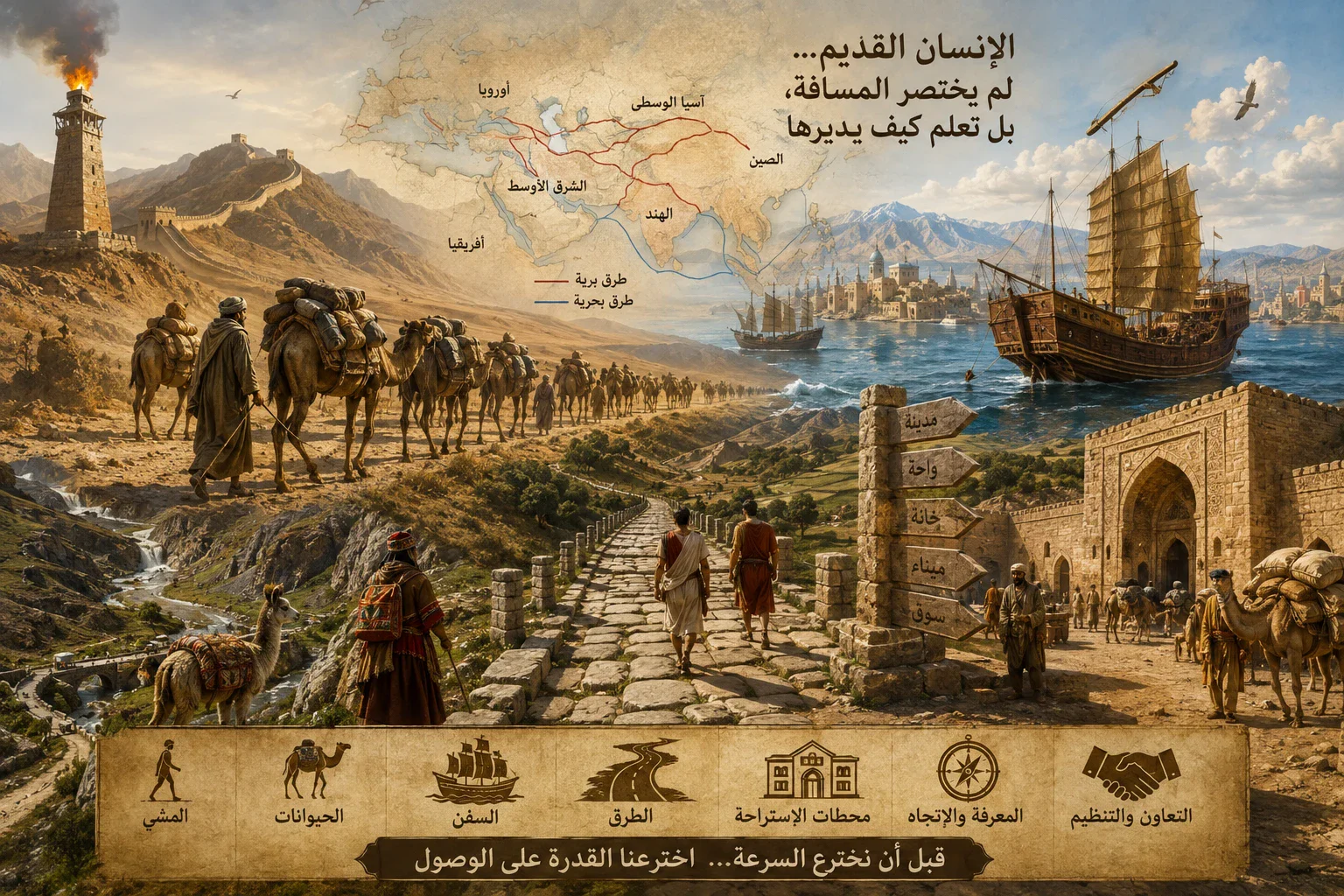 image about كيف كان الناس يسافرون لمسافات طويلة قبل السيارات والطائرات؟