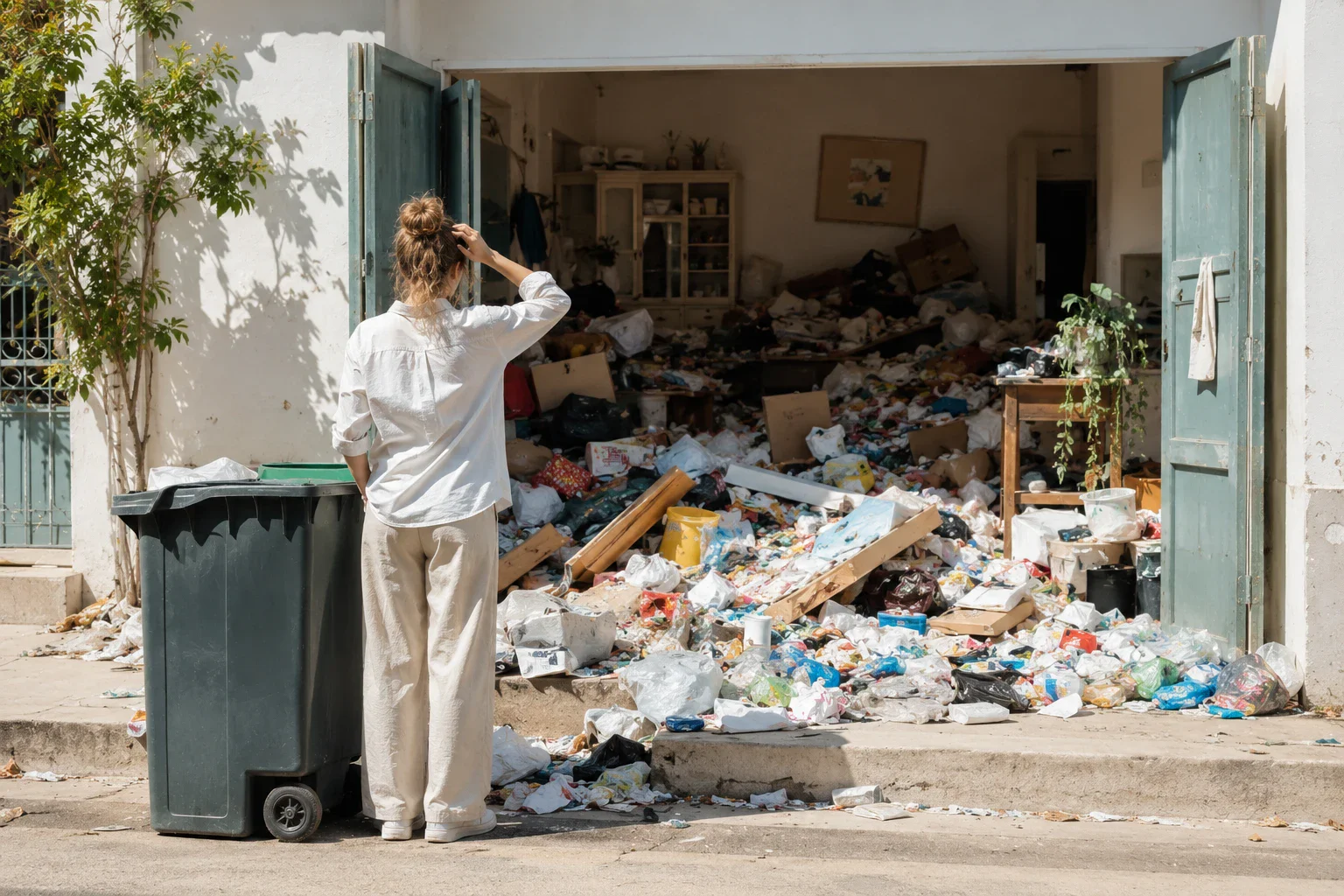 image about الزبالة بتدل على وجود السكان.