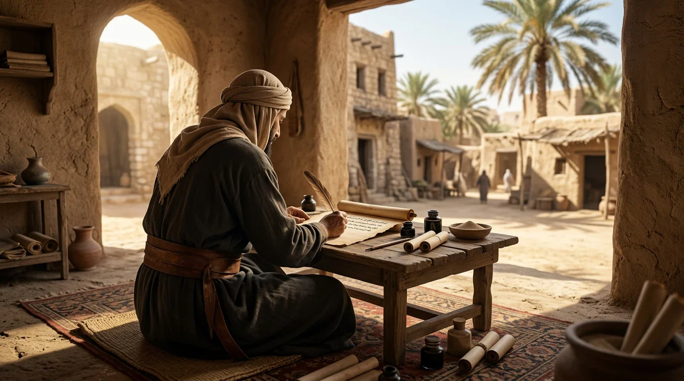 image about زيد بن ثابت رضي الله عنه: كاتب الوحي وجامع القرآن