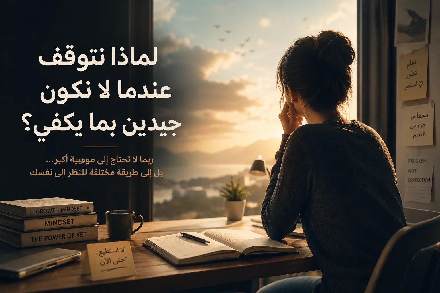 image about لماذا نتوقف عندما لا نكون جيدين بما يكفي؟