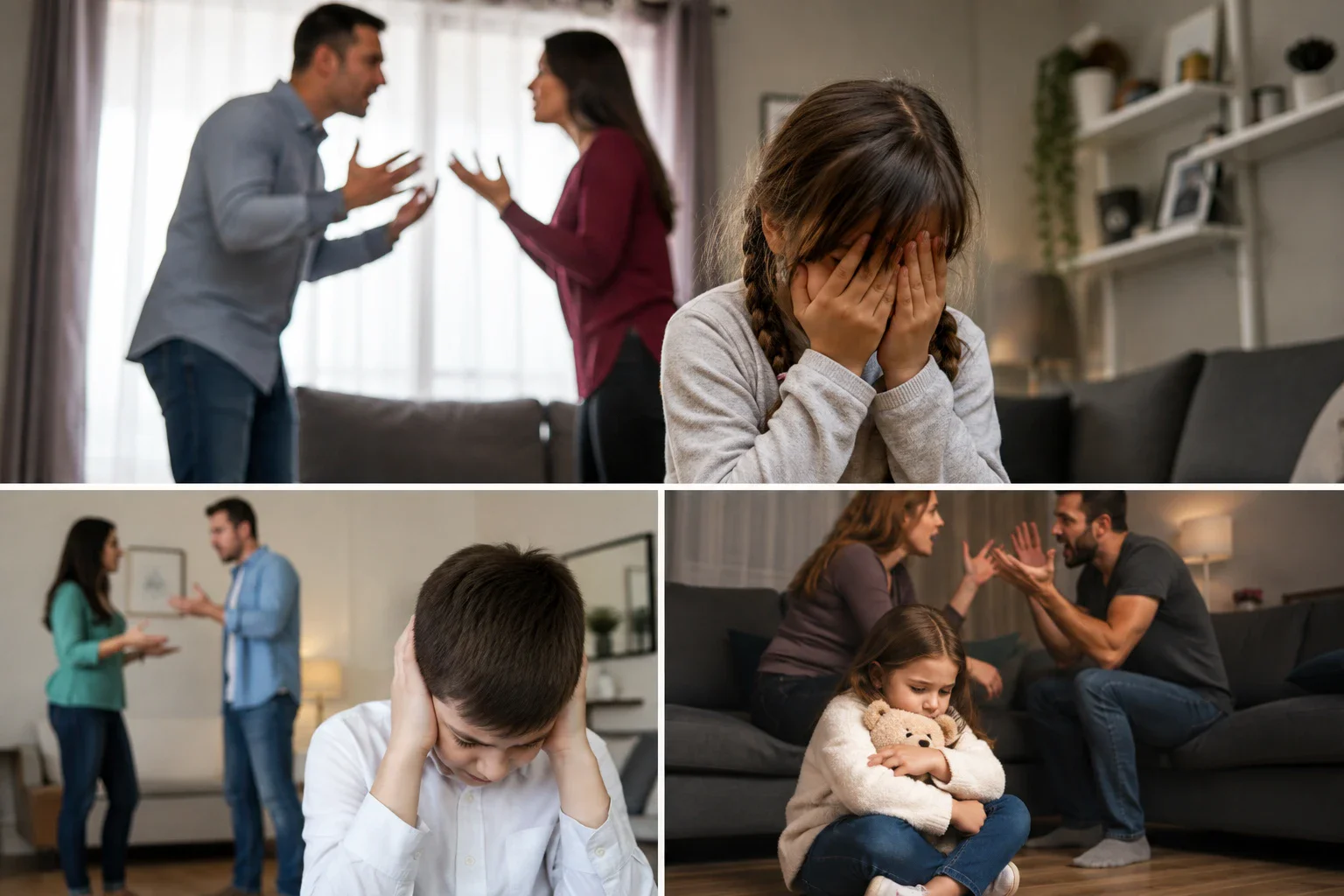 image about 8 أضرار نفسية تصيب الأطفال بسبب شجار الأب والأم أمامهم.. احذري منها