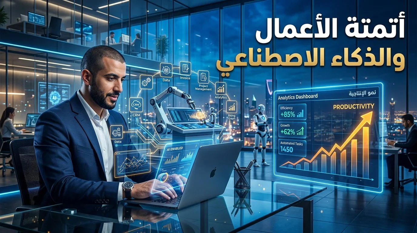 image about أتمتة الأعمال والذكاء الاصطناعي: كيف تحول التكنولوجيا طريقة العمل وتزيد الإنتاجية