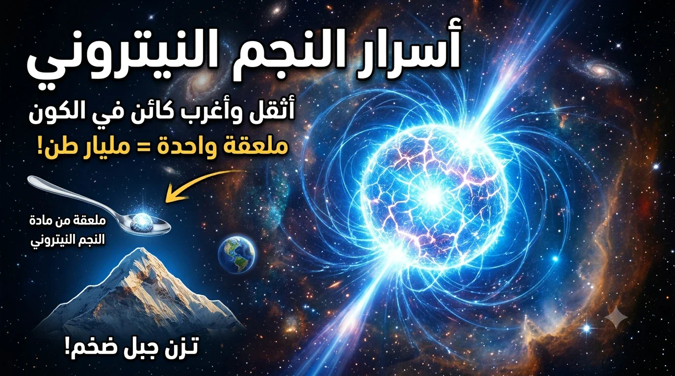image about اسرار النجوم النيترونيه : اغرب الظواهر الفلكيه واثقلها في الكون