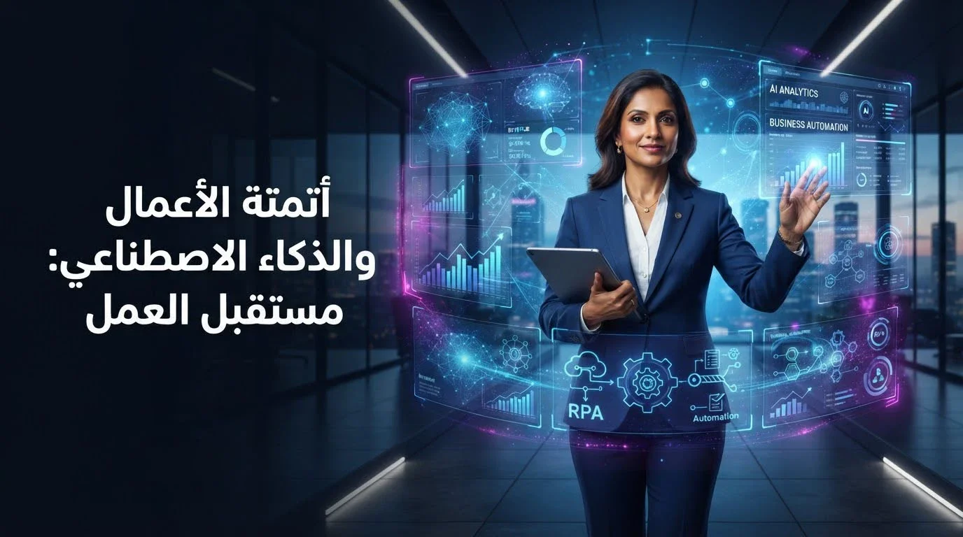 image about أتمتة الأعمال والذكاء الاصطناعي