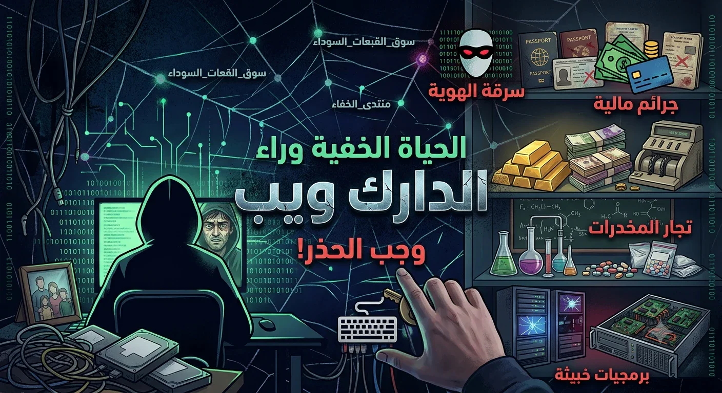 image about الحياه الخفيه وراء الدارك ويب 