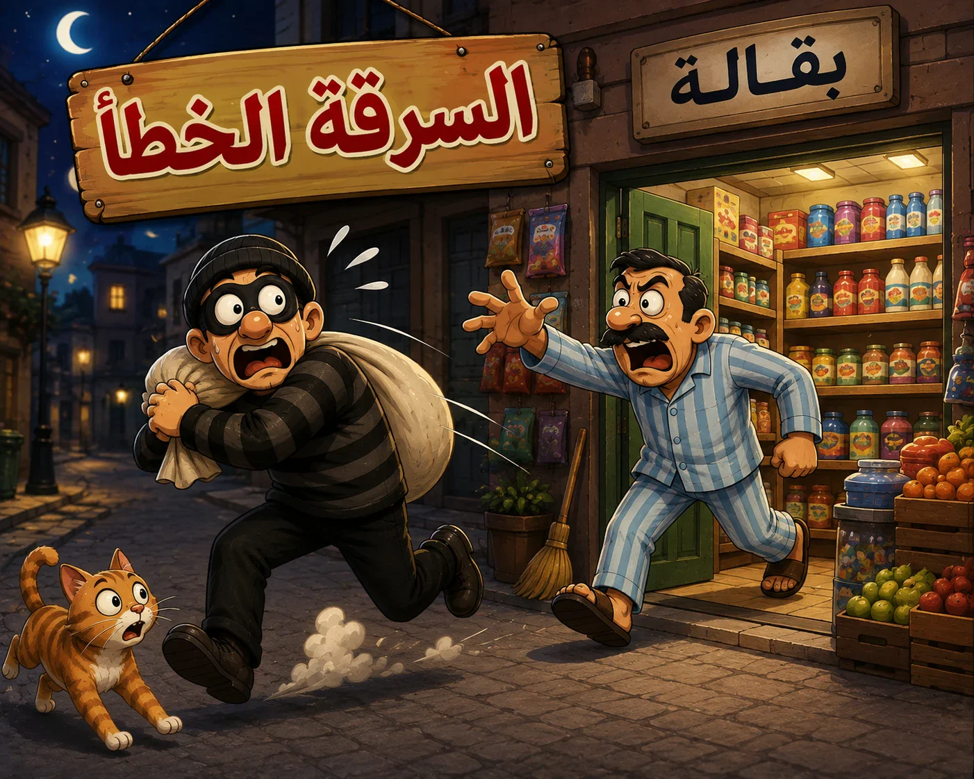 image about قصة السرقة الخطأ