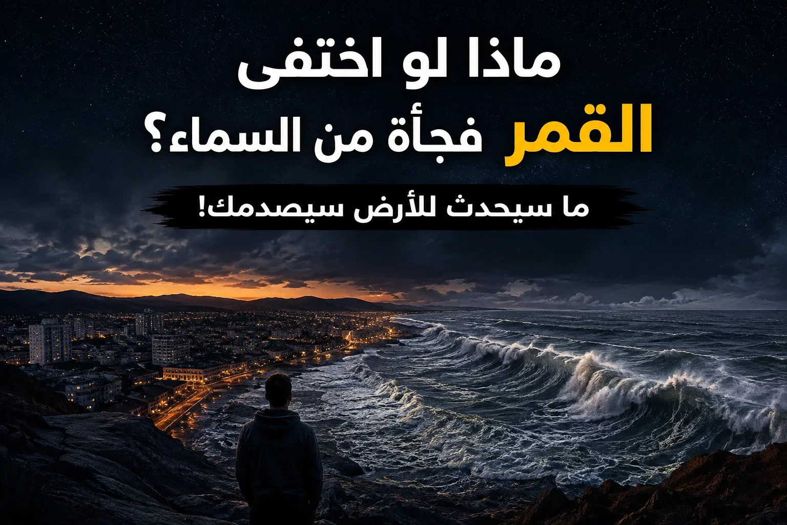 image about ماذا لو اختفى القمر فجأة من السماء؟ ما سيحدث للأرض سيصدمك!