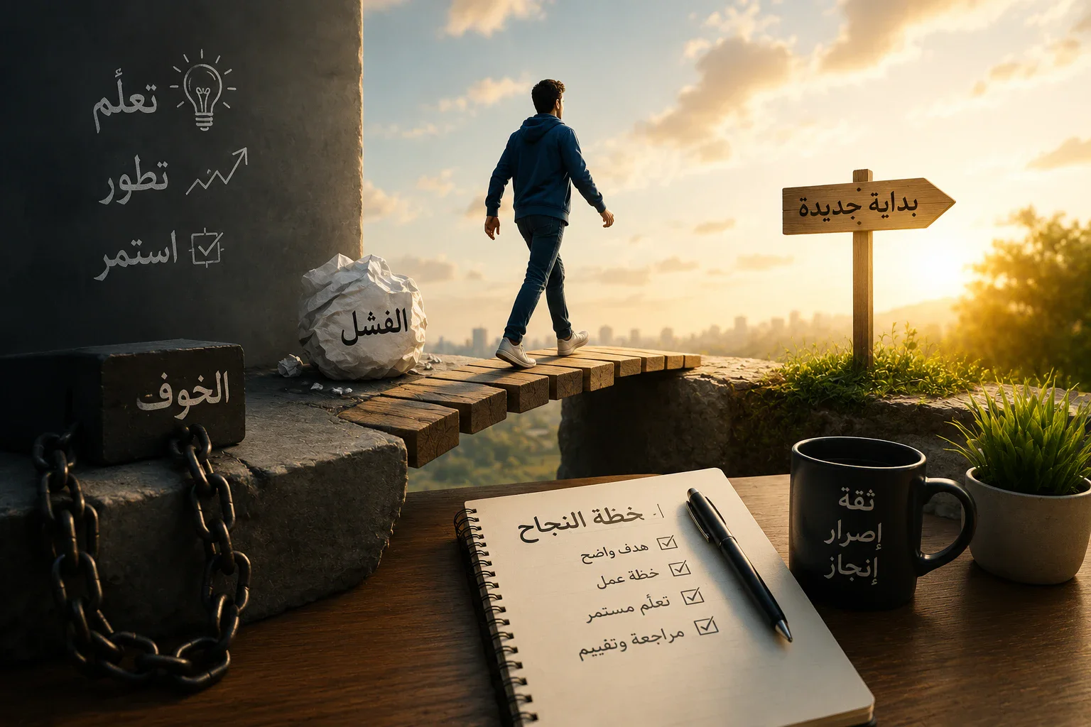image about الخوف من الفشل يمنعك من النجاح؟ خمسة.خطوات تساعدك على البدء من جديد