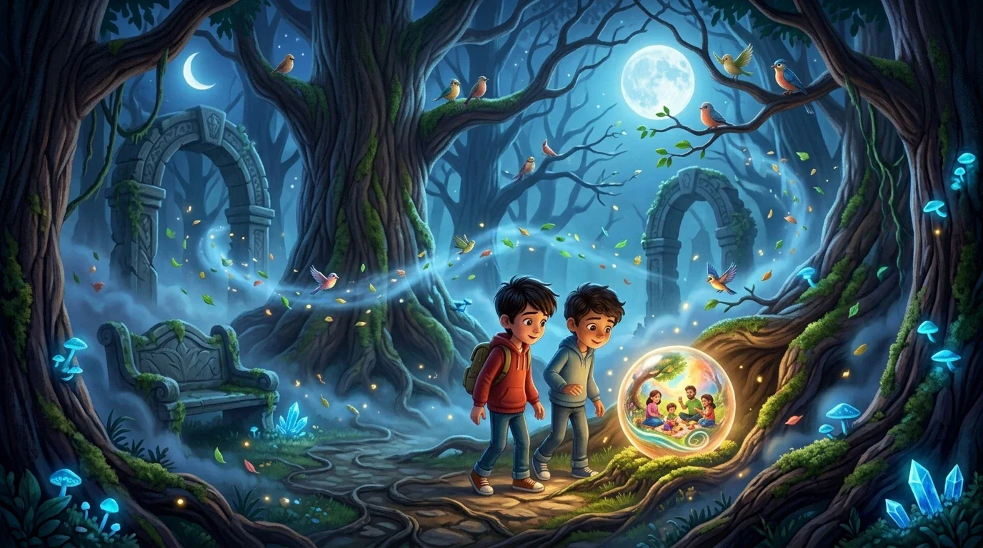 image about 🌙 آدم والباب الذي لا يظهر إلا ليلًا