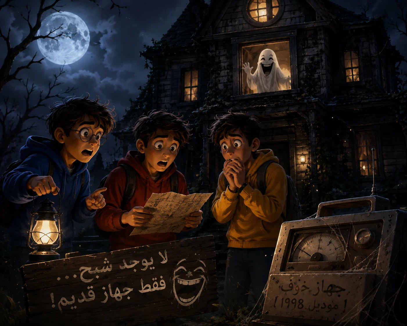 image about 👻 البيت الذي كان يضحك في منتصف الليل