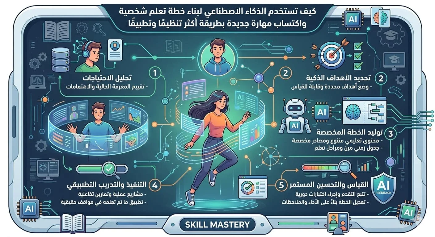 image about كيف تستخدم الذكاء الاصطناعي لتعلم مهارة جديدة بشكل أسرع؟