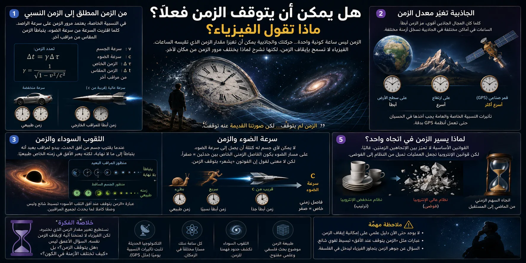 image about هل يمكن أن يتوقف الزمن فعلًا؟ ماذا تقول الفيزياء؟