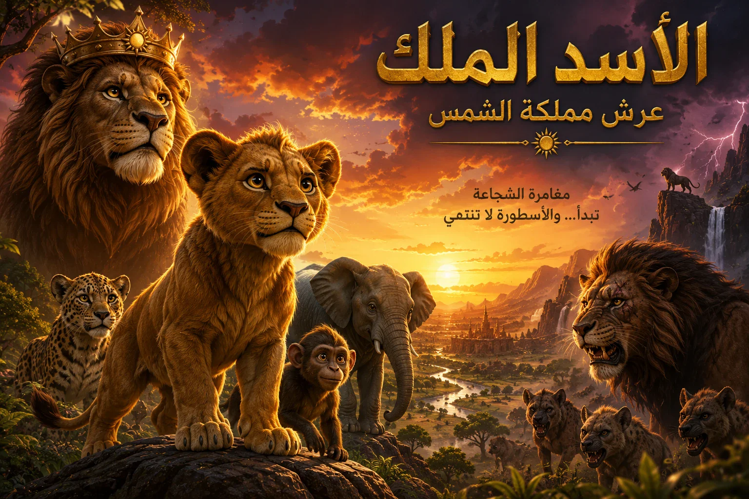 image about الأسد الملك مملكة الشمس