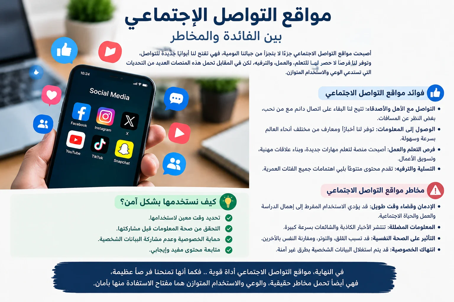 image about تاثير مواقع التواصل الاجتماعي علي مجتمعنا العربي