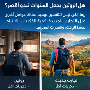 image about لماذا تشعر أن الوقت يمر بسرعة كلما كبرت؟ السر في طريقة عمل ذاكرتك