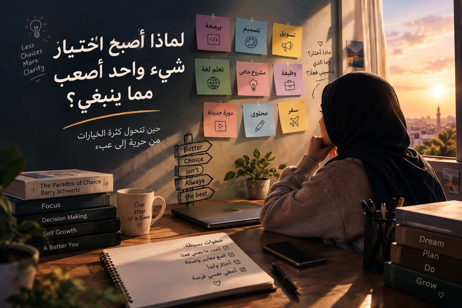 image about لماذا أصبح اختيار شيء واحد أصعب مما ينبغي؟