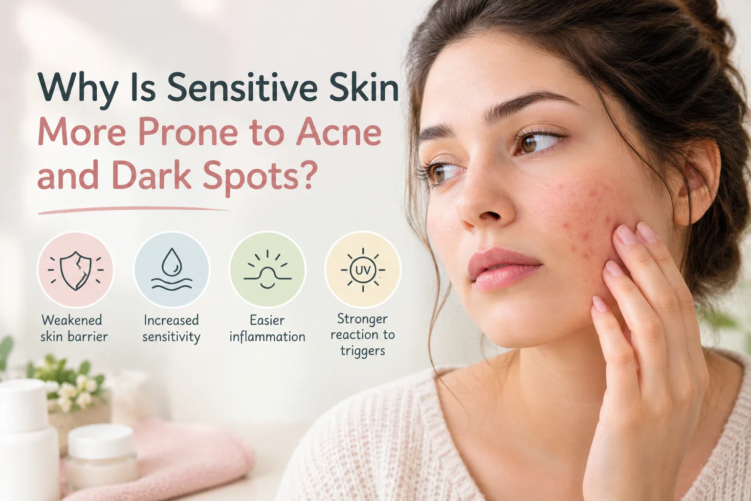 image about Acne and Dark Spots on Sensitive Skin: What Your Skin Really Needs