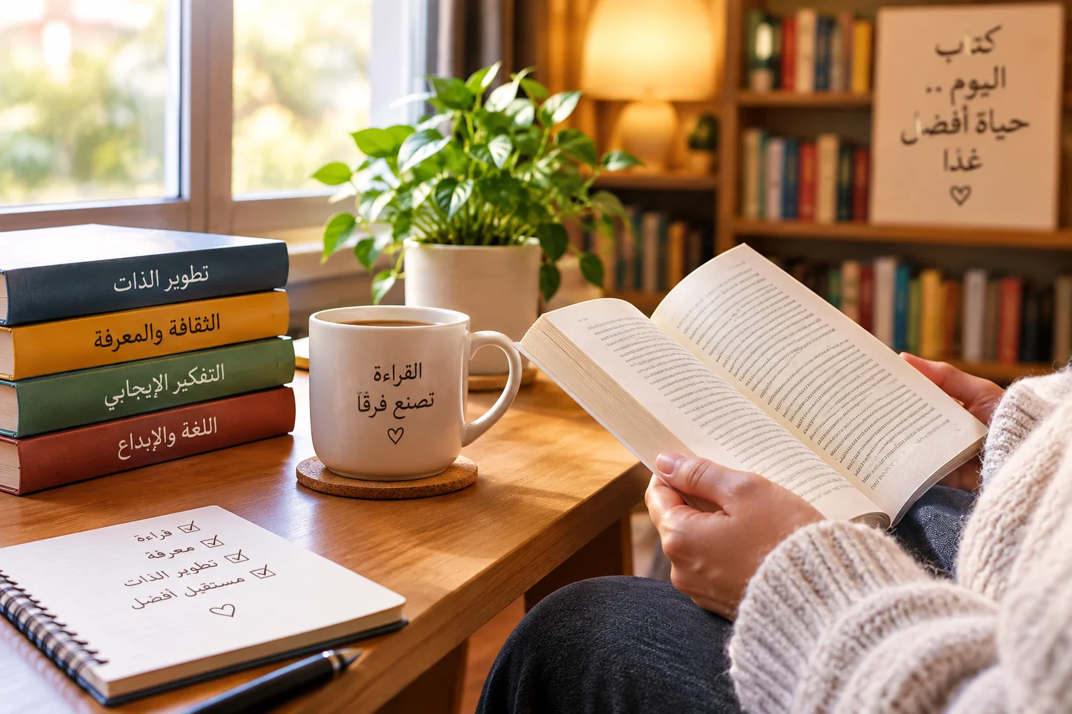 image about كيف تجعل القراءة عادة يومية تغير حياتك؟