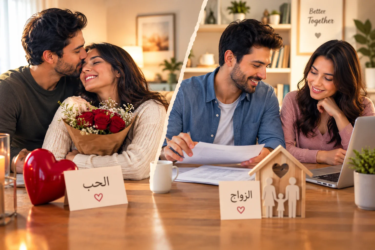 image about الفرق بين الحب والزواج.. لماذا لا تكفي المشاعر وحدها لبناء حياة ناجحة؟