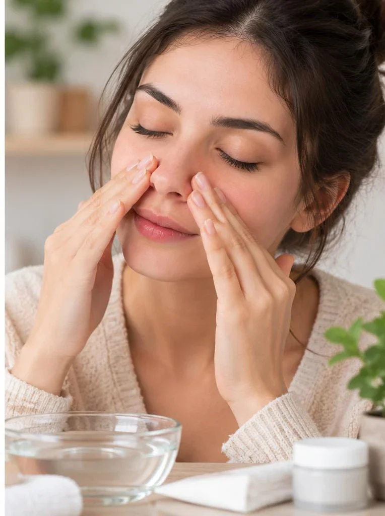 image about قشور حول الأنف لا تختفي؟ إليكِ لماذا تظهر وكيف تتعاملين معها بلطف