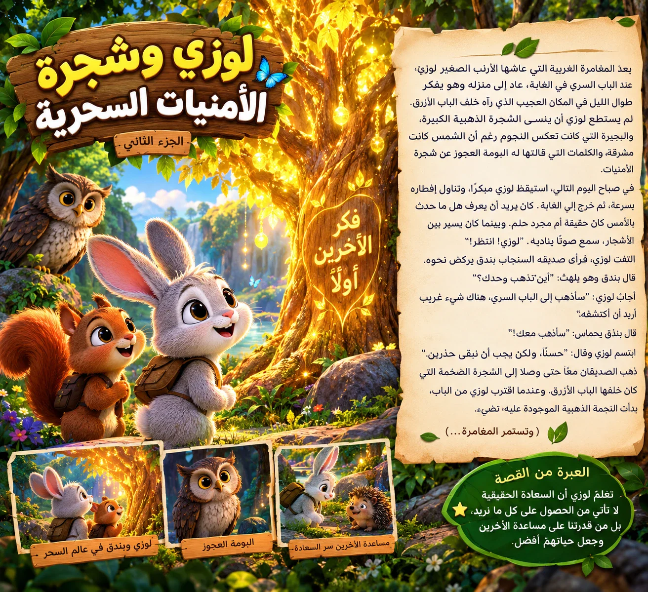 image about لوزى وشجرة الامنيات