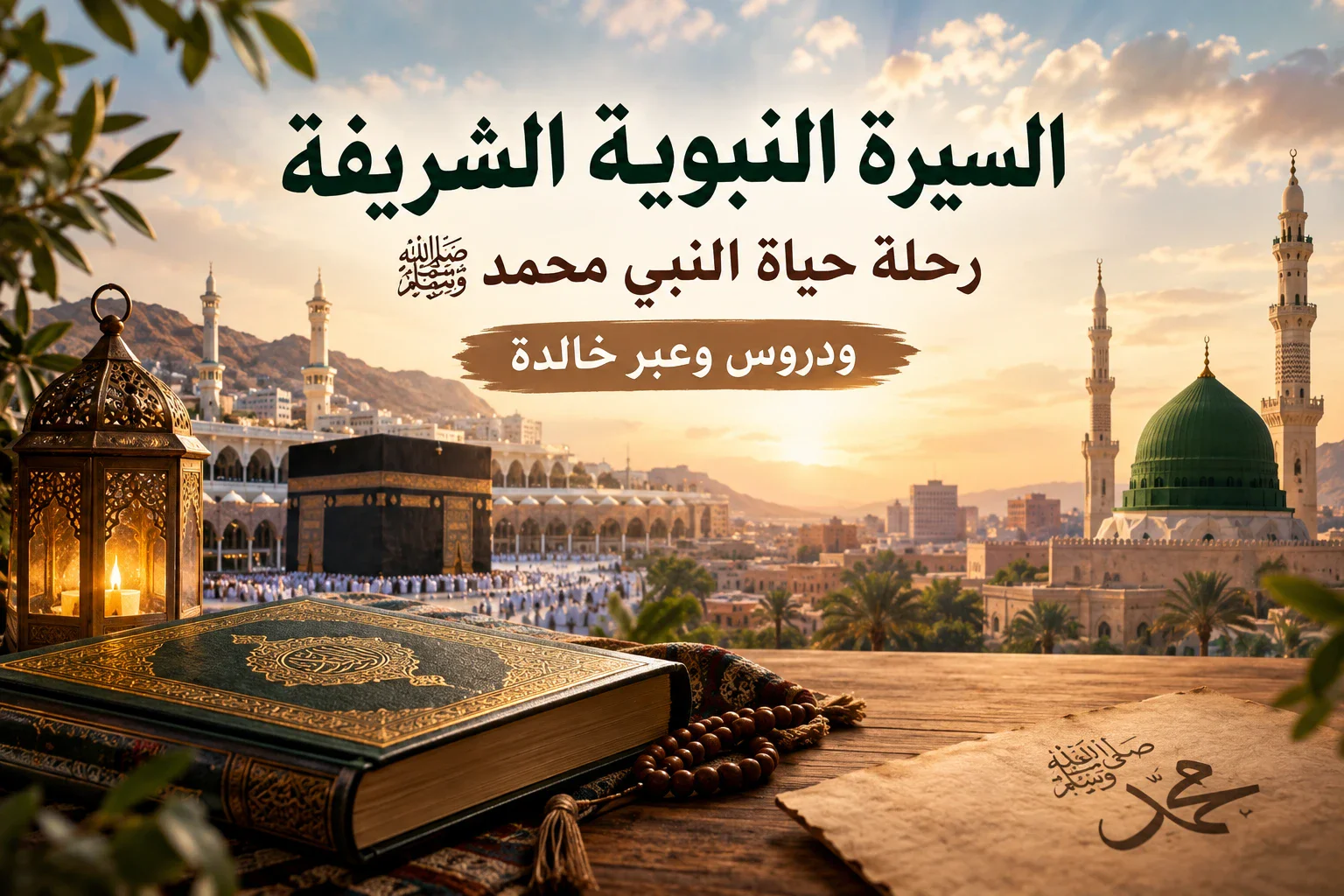 image about السيرة النبوية الشريفة: رحلة حياة النبي محمد ﷺ ودروس وعبر خالدة