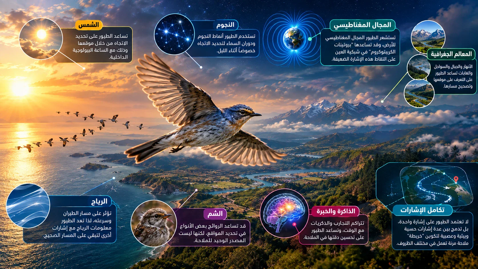 image about كيف تعرف الطيور طريقها أثناء الهجرة؟